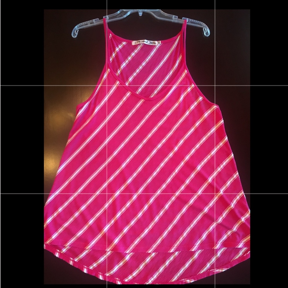 Micheal Stars pink tank top